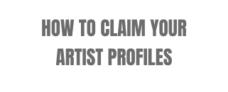 how to claim your artist profiles