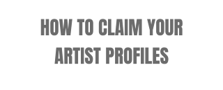 how to claim your artist profiles