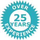 OVER EXPERIENCE 25 YEARS