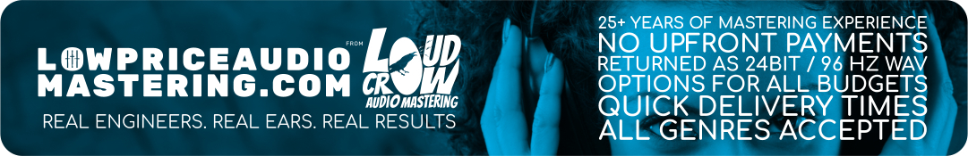 Low Price Audio Mastering - No Upfront Payments Required