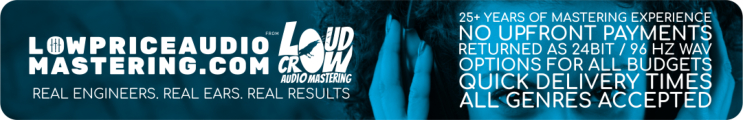Low Price Audio Mastering - No Upfront Payments Required